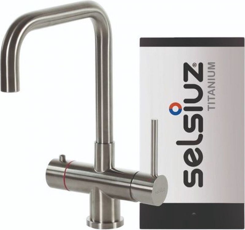 Selsiuz Haaks RVS (Inox) 350262 met TITANIUM Single boiler