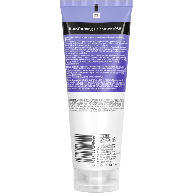 John Frieda Dream curls shampoo