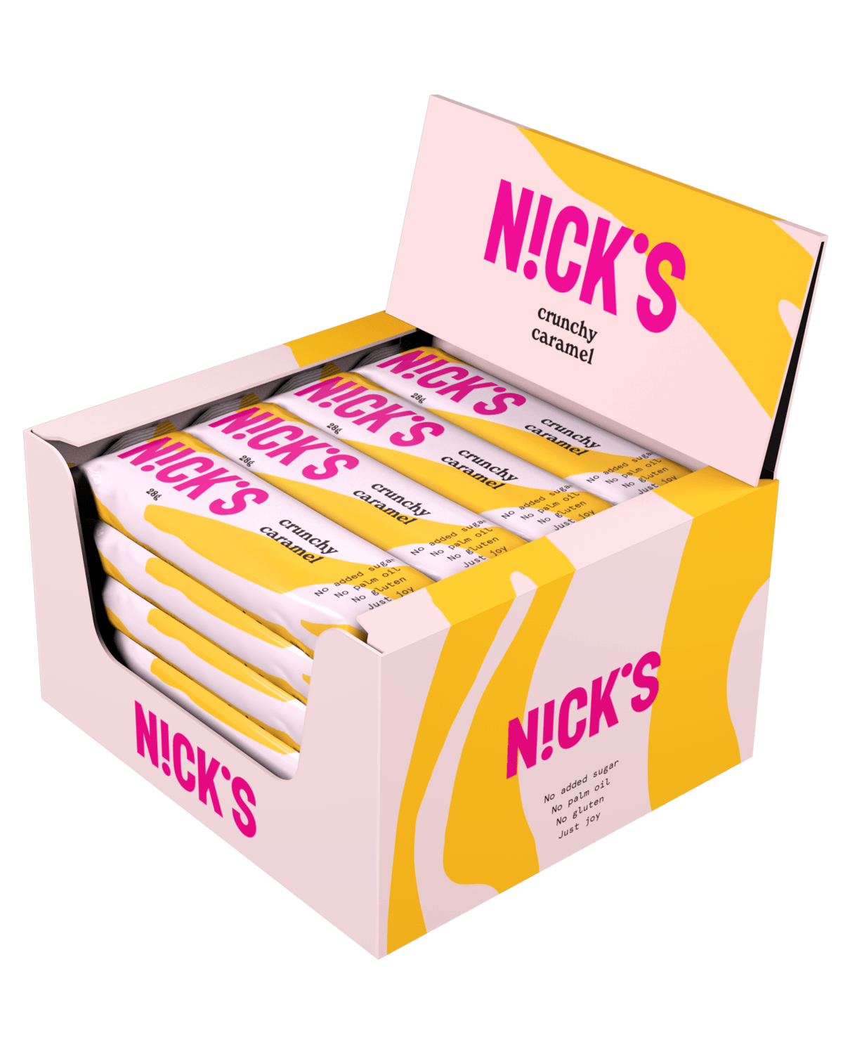 Nick's Crunchy Caramel 21x28g