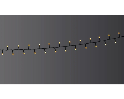 Lafiora LED-lichtsnoer, 30 m + 5 m aansluitdraad, 1000 LED's, warm wit licht
