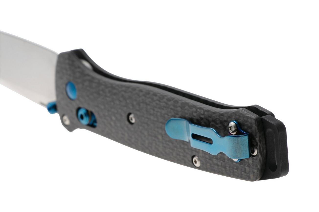 Benchmade Bailout 537-09 Böhler M390, Carbon Fiber, Sapphire Blue, zakmes