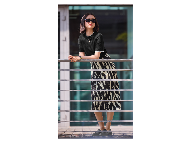 Gebreid dames shirt