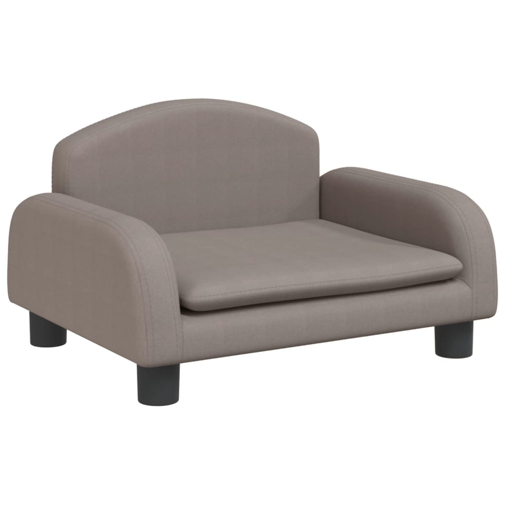 Cama para cães vidaXL em tecido cinza taupe, 50x40x30 cm