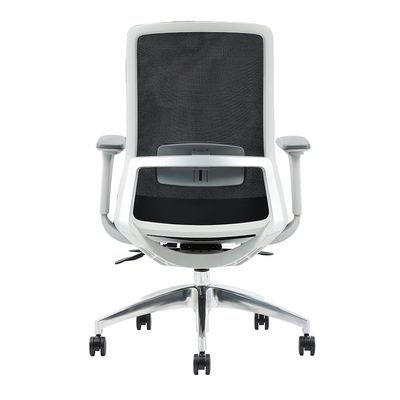 Fauteuil de bureau POLAR - accoudoirs réglables - appuie-tête en option - noir