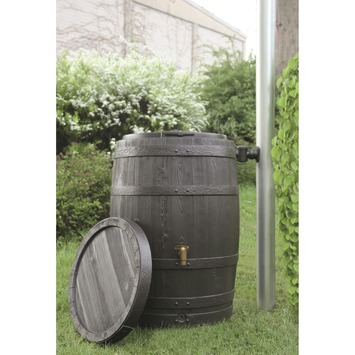 Regenton Vino 250L   kraantje en vulautomaat