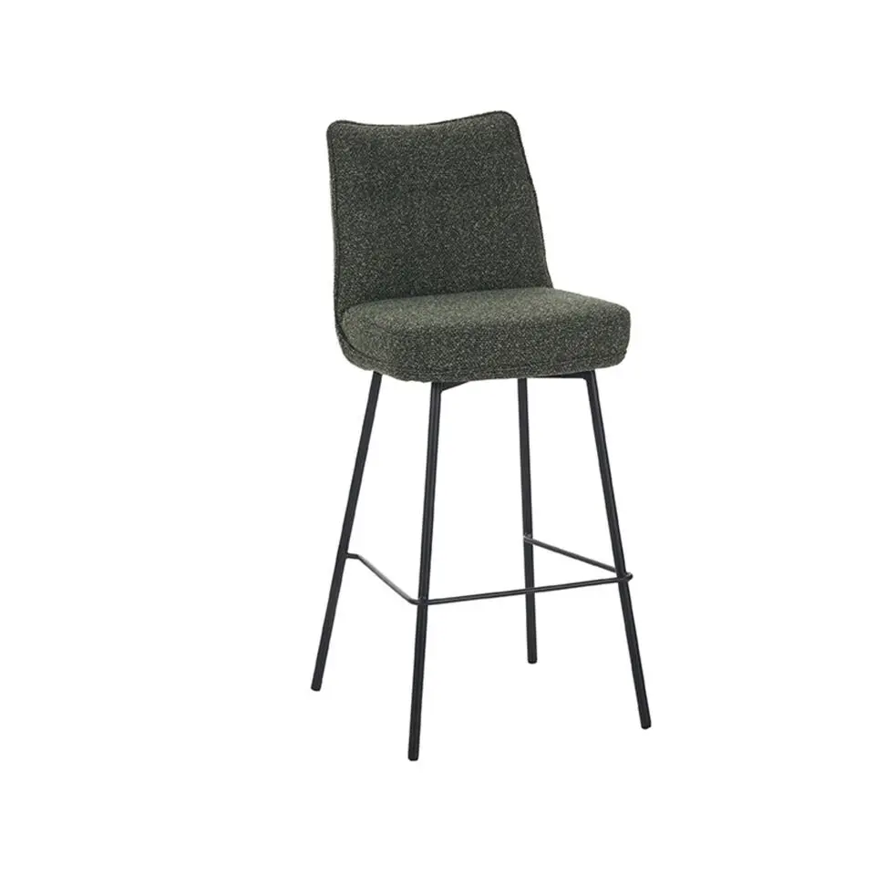 LABEL51 Barkruk Lennon - Forest - Boucle - set van 2