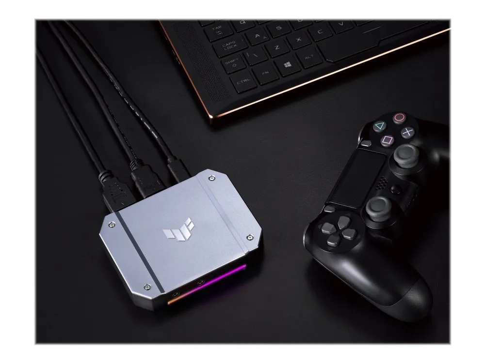 ASUS TUF GAMING CAPTURE BOX-CU4K30 - Videooptagelsesadapter - USB-C 3.2 Gen 1