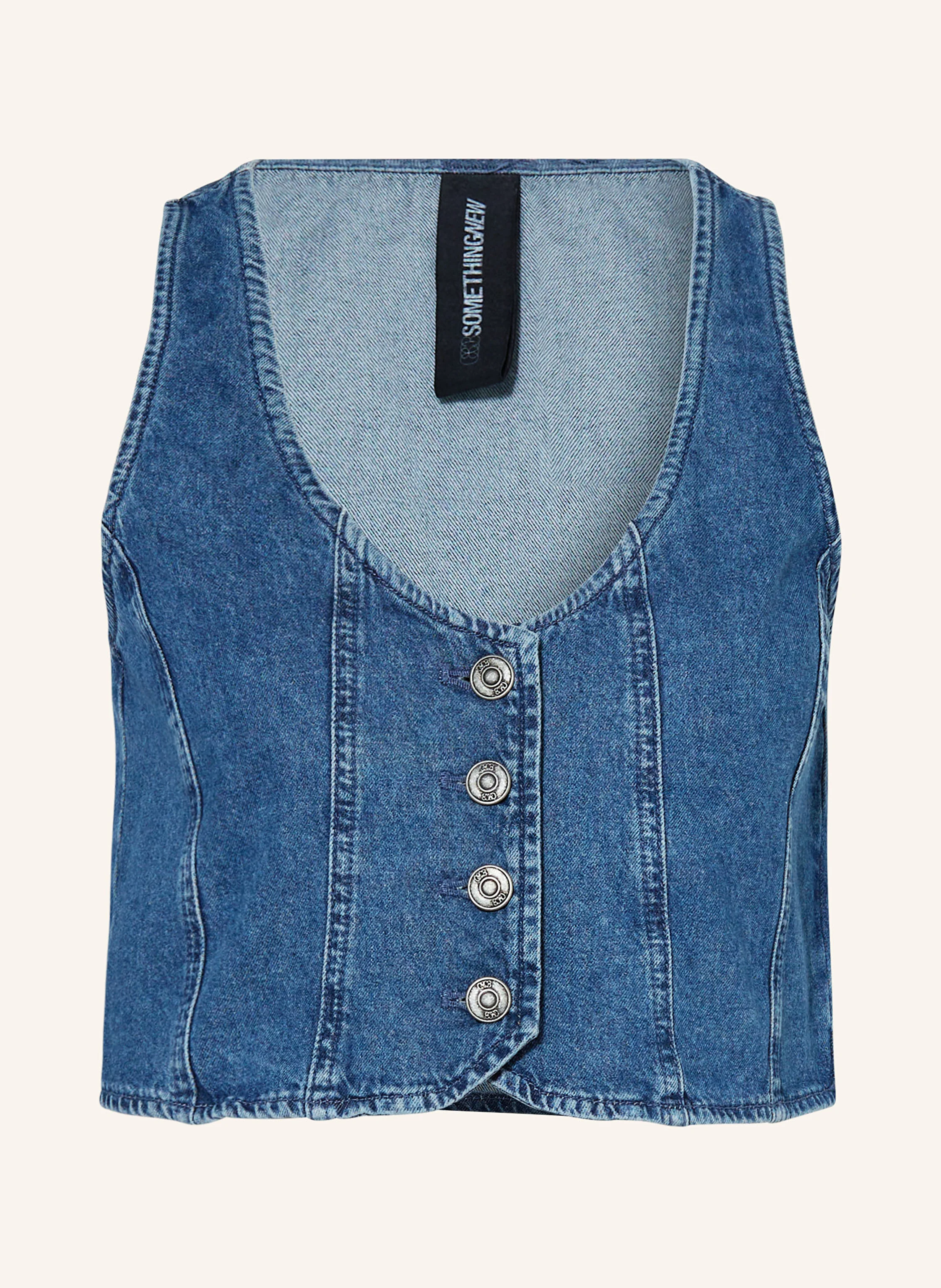 SOMETHINGNEW Cropped-Jeansweste SNEMILY