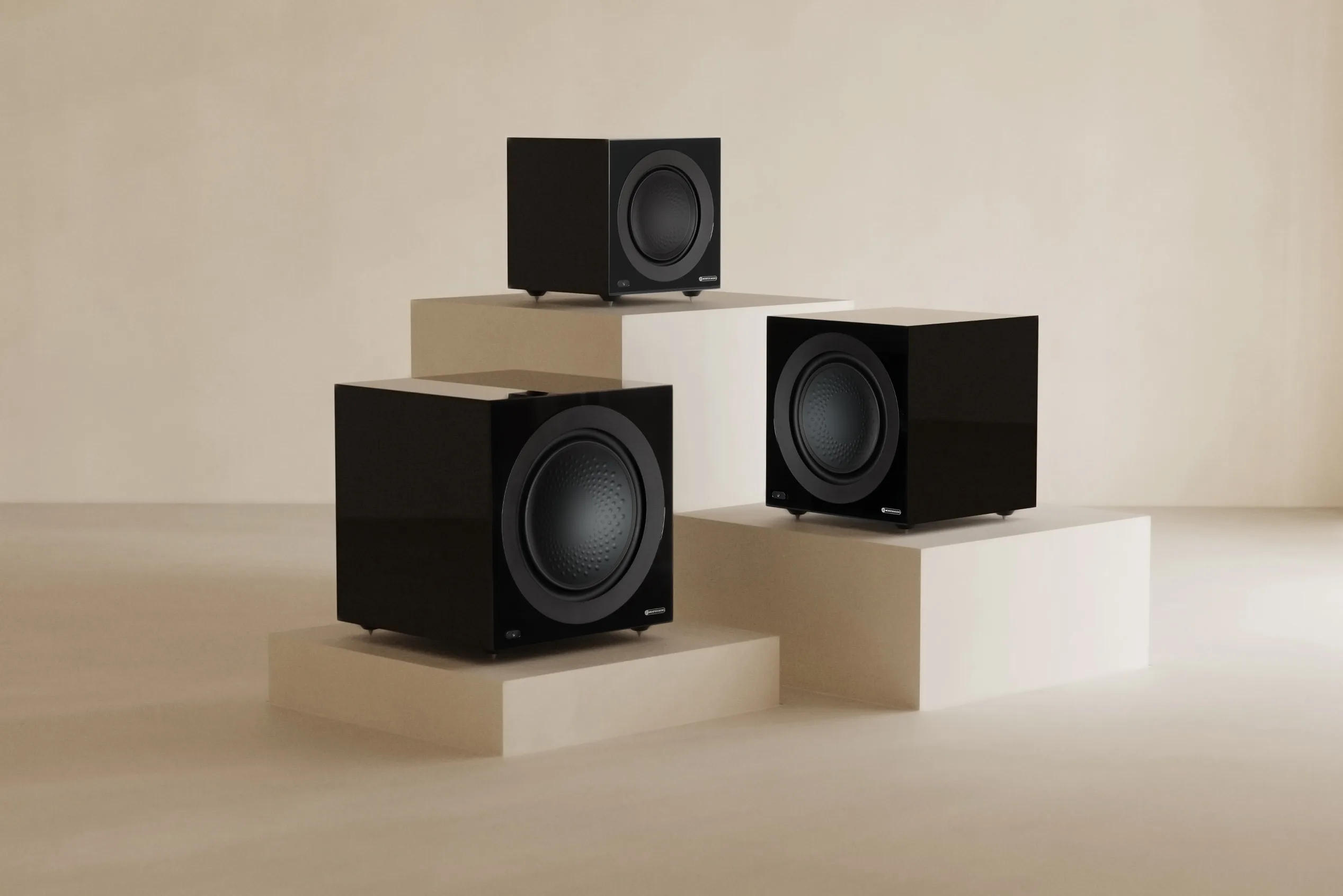 Monitor Audio Anthra W12 Noir laqué Caissons de basses