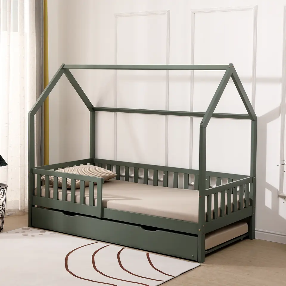 Happy Garden Bed MARCEAU - Groen - Hout