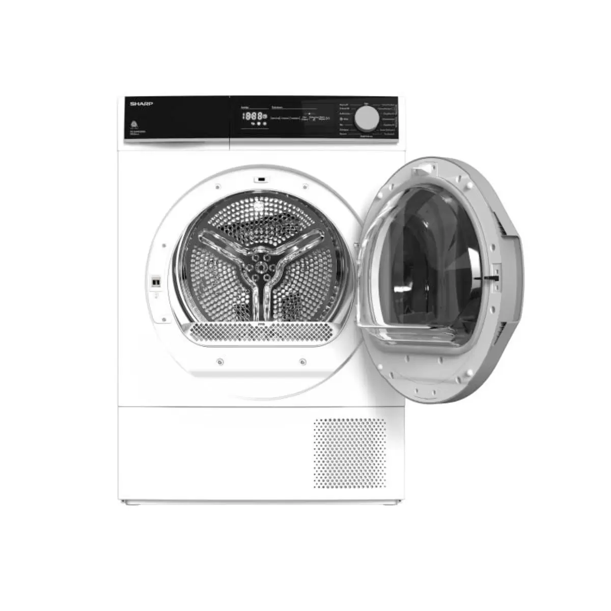 Wäschetrockner 8kg Sharp KD-NHH8S8GW3-DE weiss