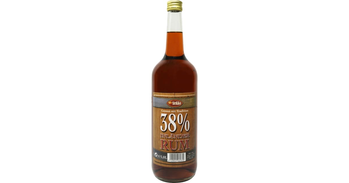 Stekko Inländer Rum 38% (Einweg)