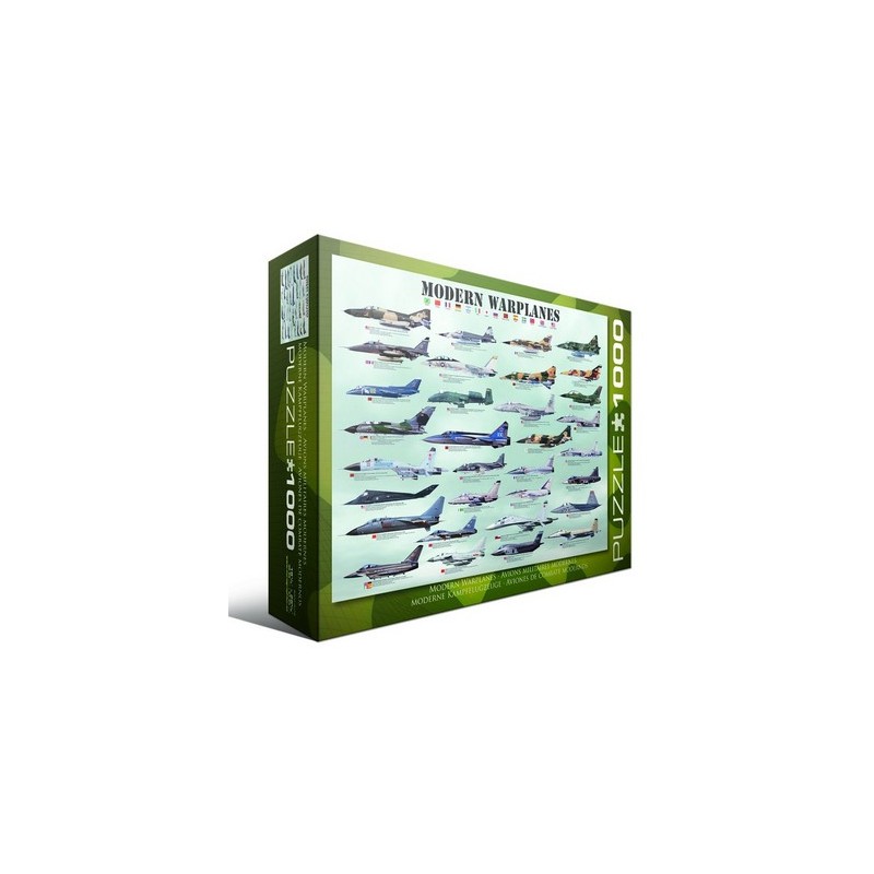 Puzzle 1000 pièces - Avions Militaires Modernes