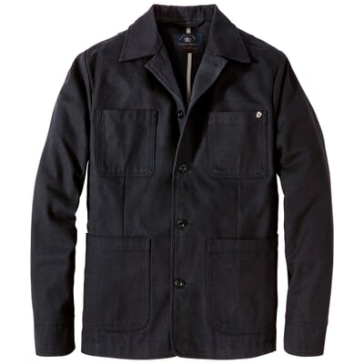 Herrenjacke teilgefüttert, Dunkelblau