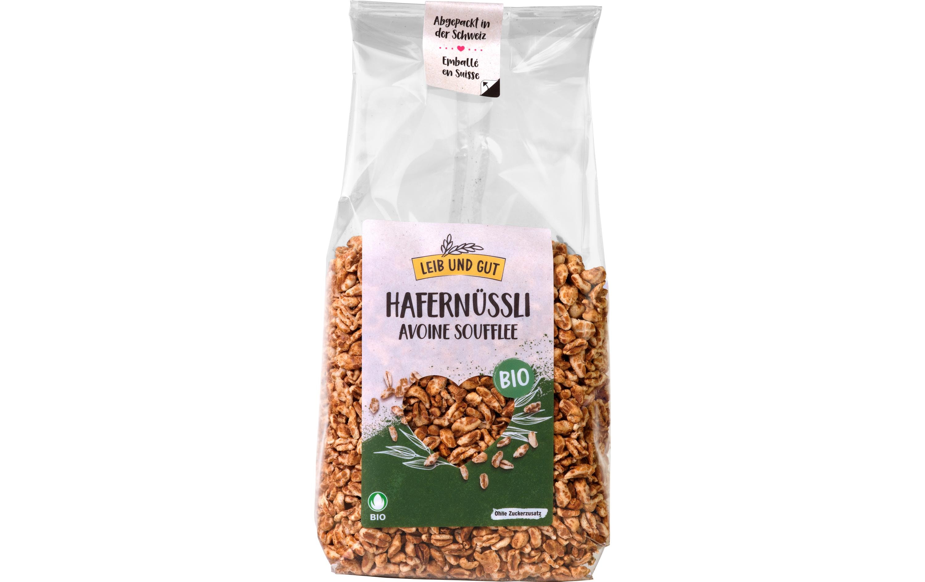 Bio Hafer Nüssli 130 gFrühstückscerealien in Bio-Qualität