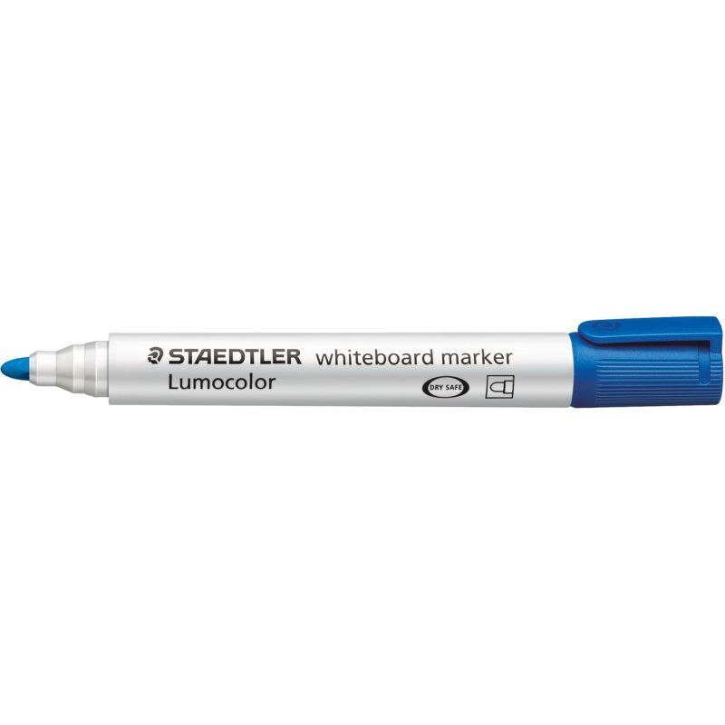 Marqueur effaçable rechargeable Staedtler Lumocolor 351 pointe ogive 2 mm - Pochette de 8