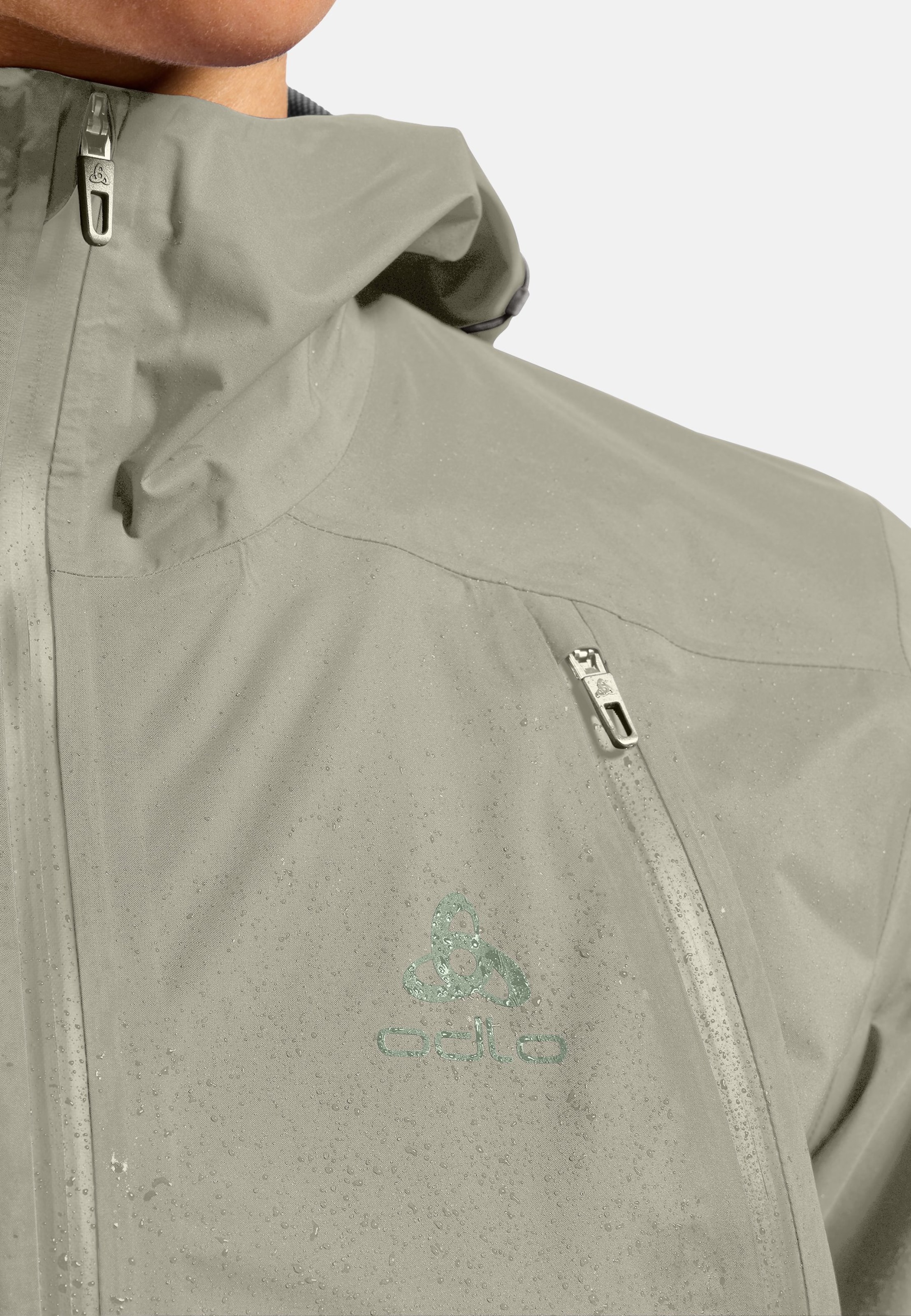 Wasserdichte X-Alp Pro 2.5L Jacke in agate gray