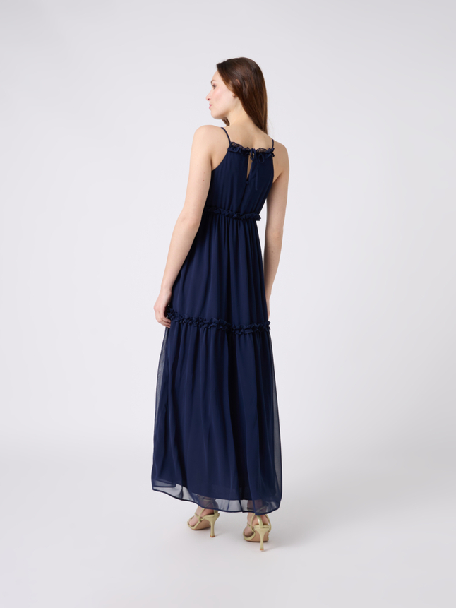 Robe longue à bretelles