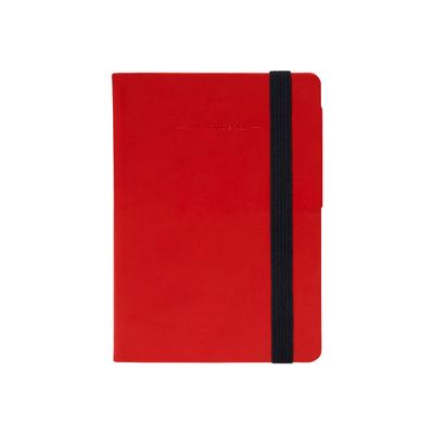 Legami My Notebook - Carnet de notes à élastique - 9,5 x 13,5 cm - ligné - rouge