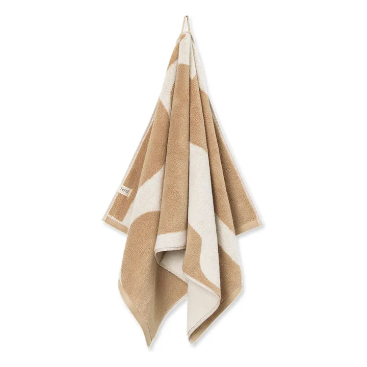 Ferm Living Serviette de bain Ebb | Beige
