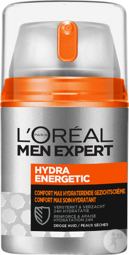 L'Oréal Paris Men Expert Hydra Energetic Confort Max Soin Hydratant Peau Sèche 50ml