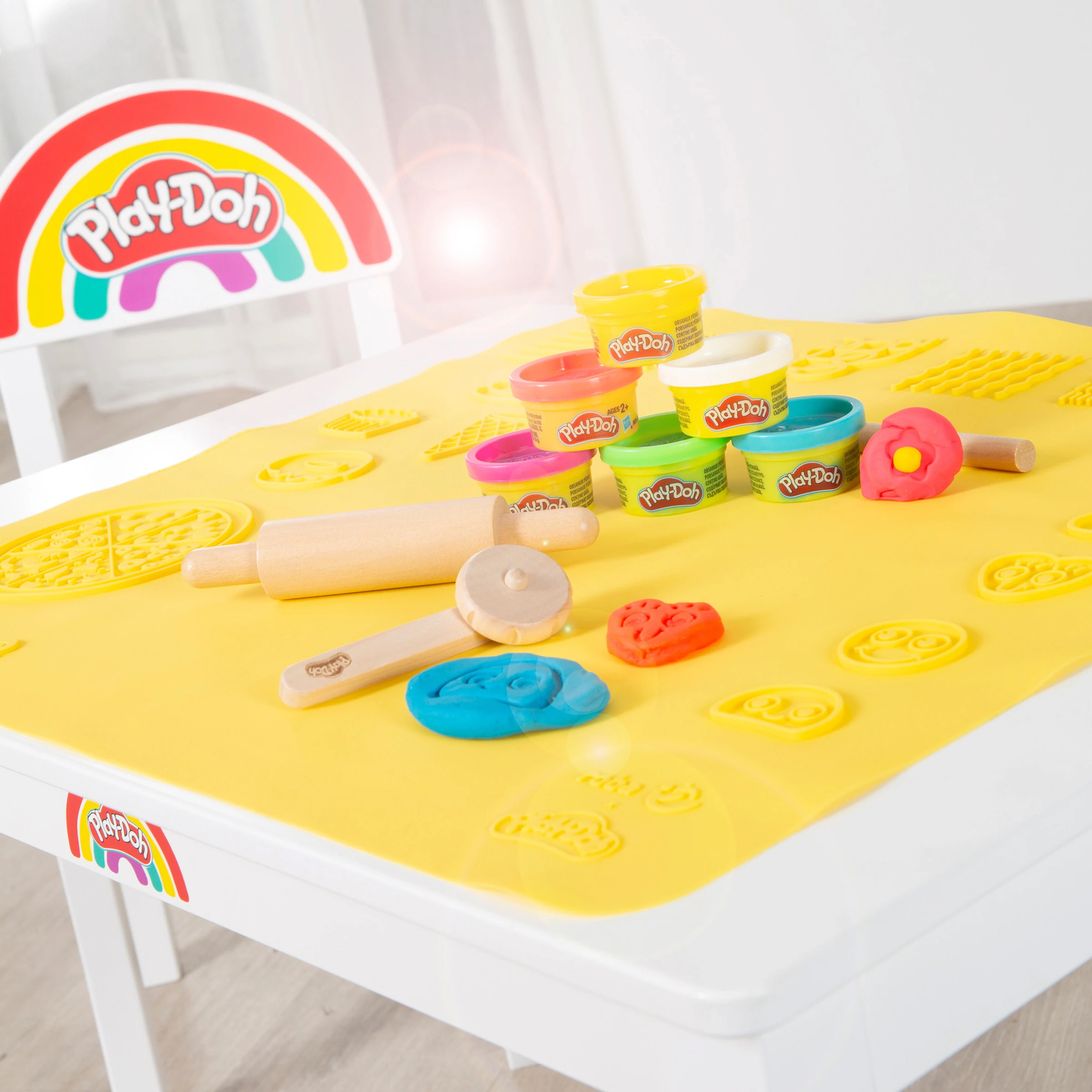 roba Sitzgruppen-Set Play-Doh 12-teilig weiß