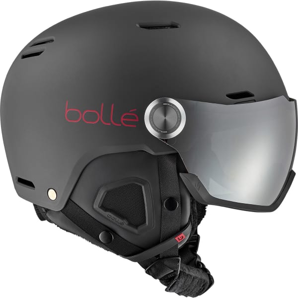 Casque de ski BOLLE MIGHT VISOR RED MATTE
