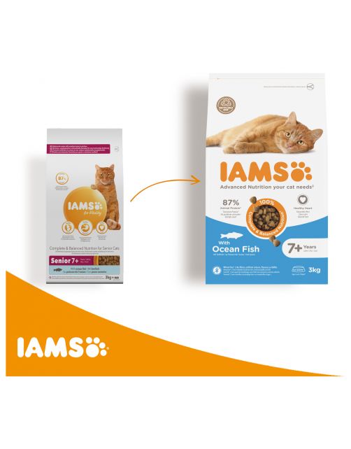 Iams Cat Senior 3 kg - Kattenvoer