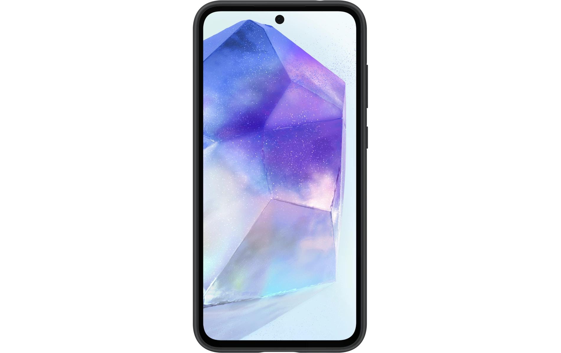 Back Cover Silicone Galaxy A55 5G SchwarzSchutzhülle für das Samsung Galaxy A55 5G