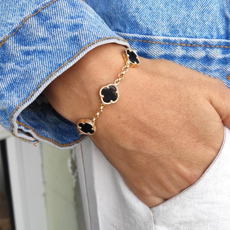 Bracelet - Laiton plaqué or