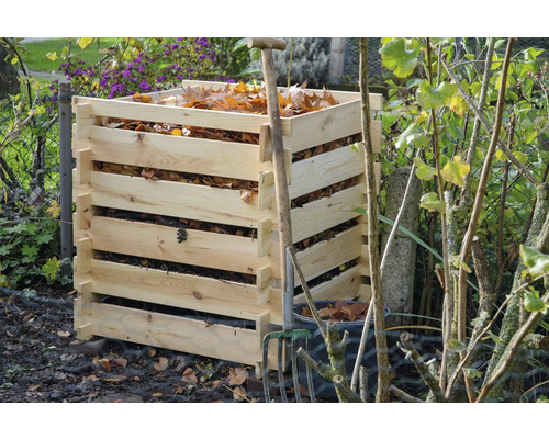 Dobar modulaire composteerder, 64 x 64 x 78 cm, natuurlijk
