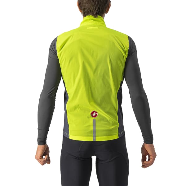 Veste vélo CASTELLI SQUADRA STRETCH VEST ELECTRIC LIME/DARK GRAY