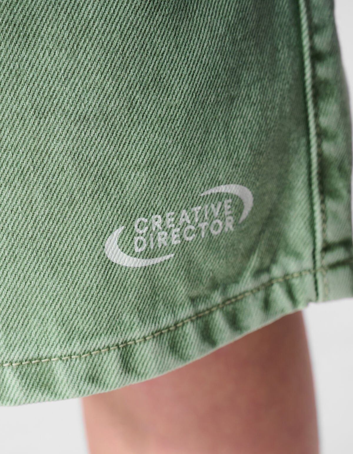 Washed Carpenter Short Lichtgroen