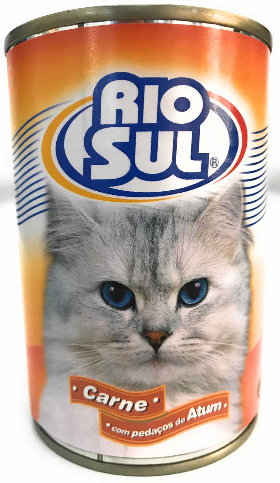 Ração úmida Rio Sul para gatos, sabor atum, 400g
