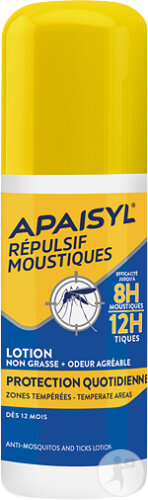 Apaisyl Répulsif Moustiques Lotion Protection Quotidienne Spray 90ml