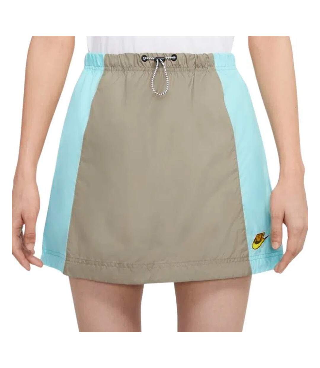 Jupe Taupe/Bleu Femme Nike Skirt
