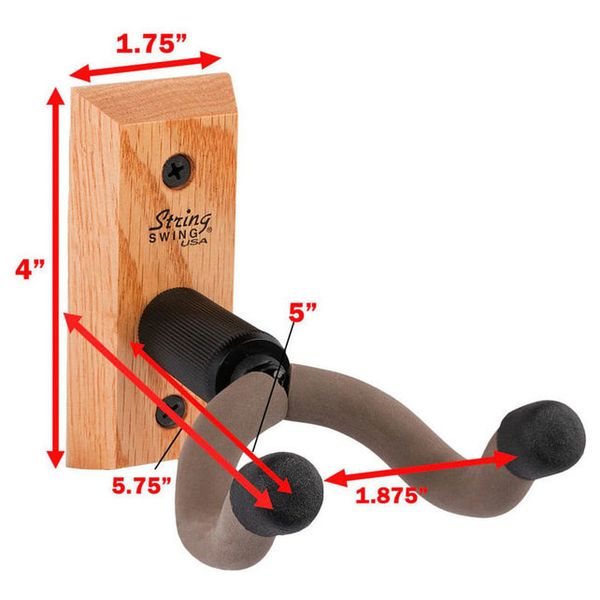 String Swing CC01K Guitar Wall Hanger OAK