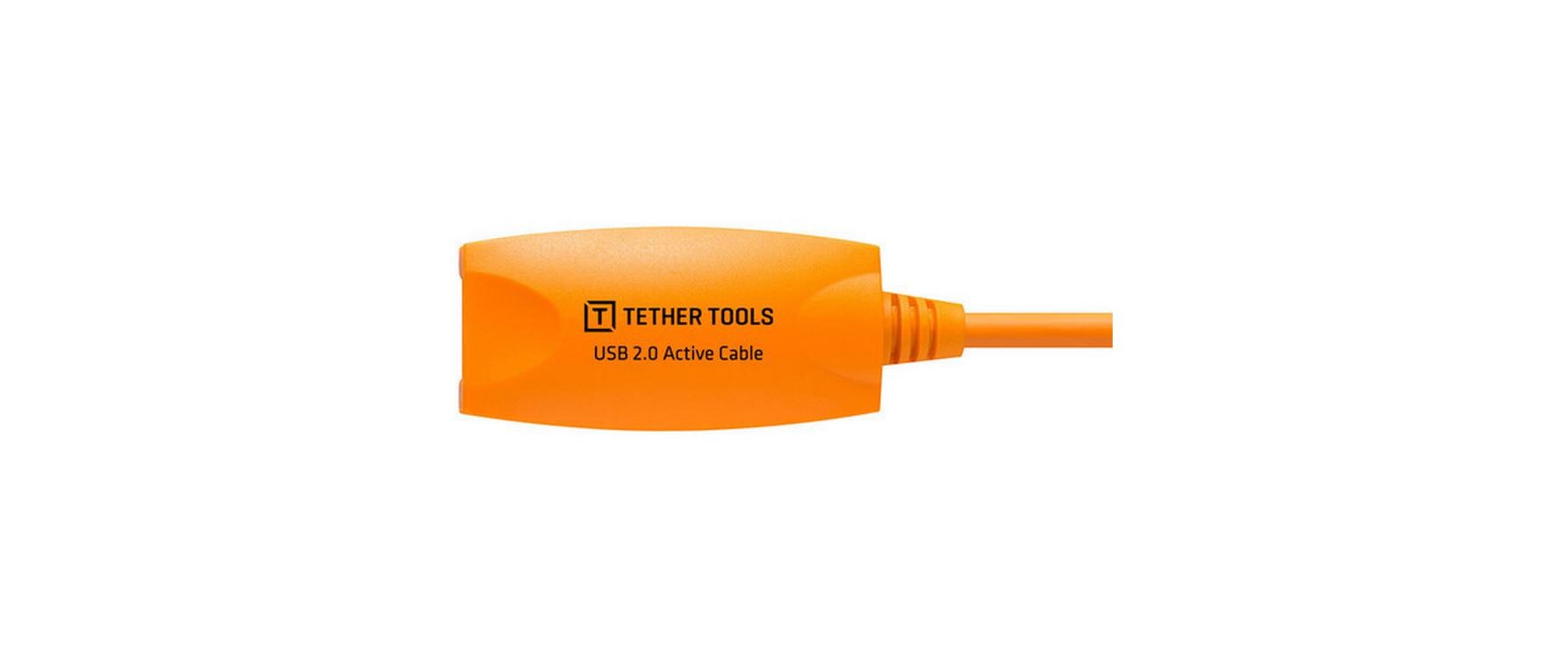 Kabel TetherPro USB 2.0 Aktive Verlängerung 5 m OrangeUSB 2.0 auf Buchse Aktive Verlängerung
