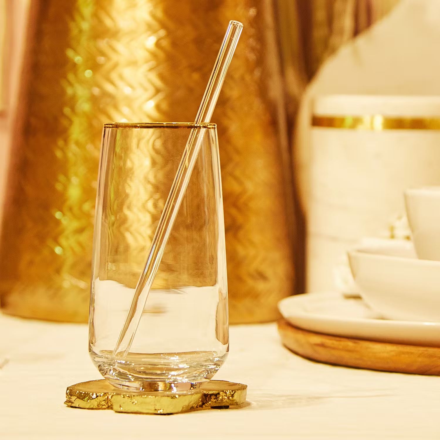 TOUCH OF GOLD Longdrinkglas 6er-Set