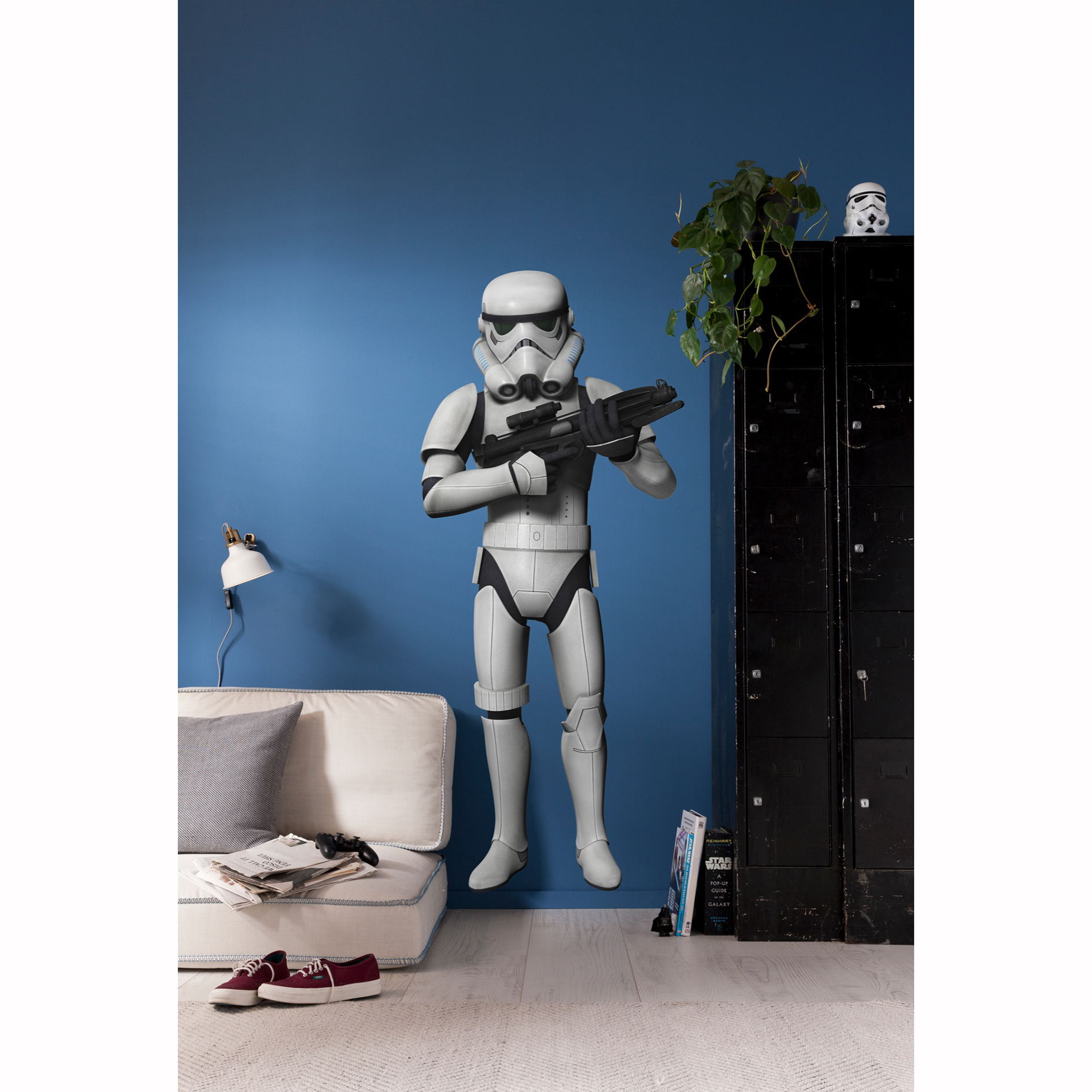 Wandtattoo STAR WARS - schwarz-weiß - 100x70 cm
