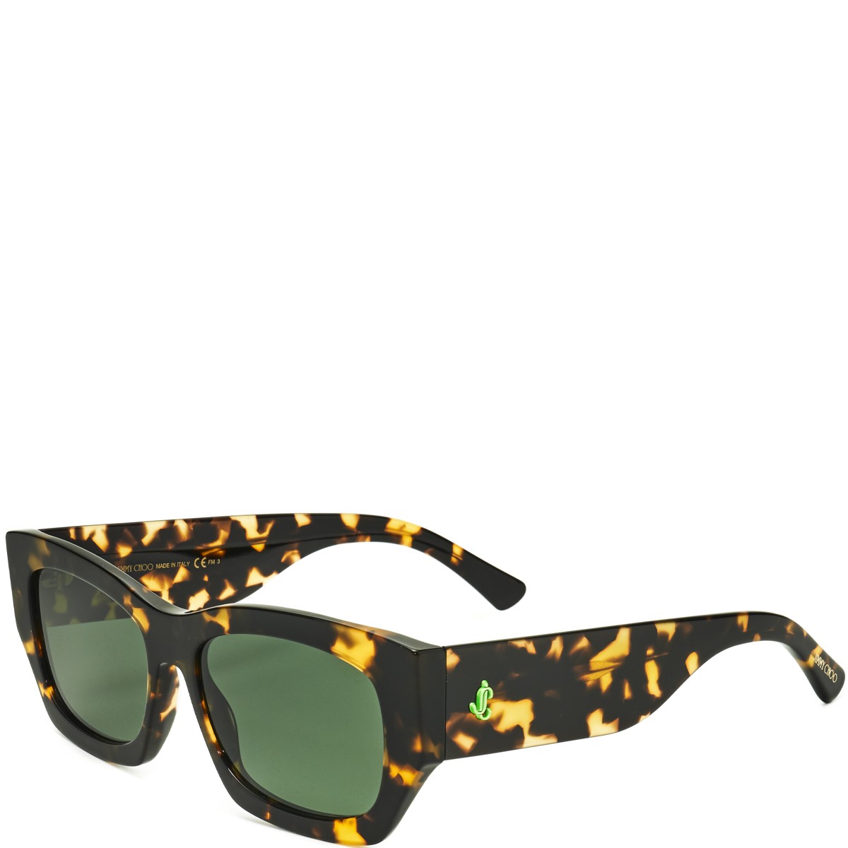 Jimmy Choo - Lunettes de soleil - Catégorie 3  - Marron