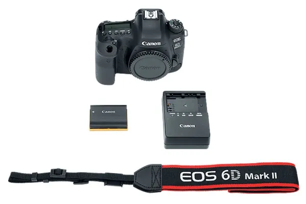 Canon EOS 6D Mark II - Digitalkamera - SLR - 26.2 MP - Full Frame - 1080p / 60 fps - kun kamerahus - Wi-Fi, NFC, Bluetooth