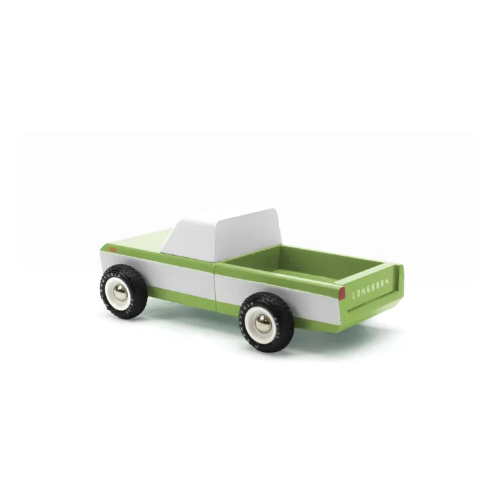 Candylab Voiture Longhorn en bois | Vert olive