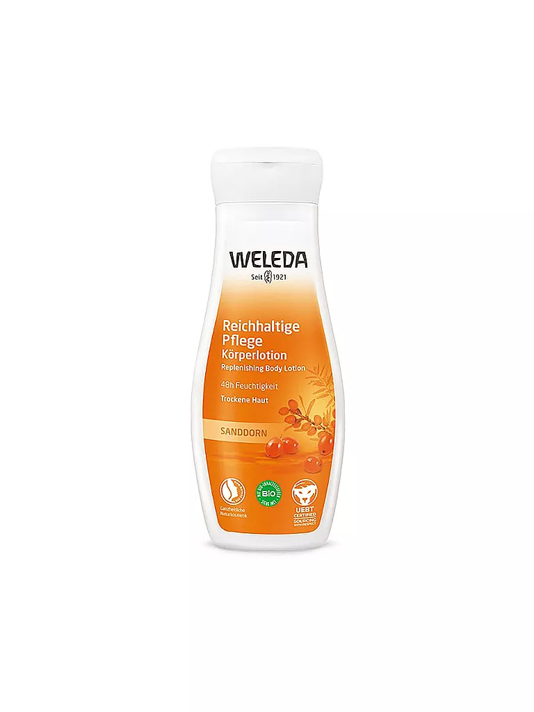WELEDA Reichhaltige Pflege Körperlotion Sanddorn 200ml keine Farbe