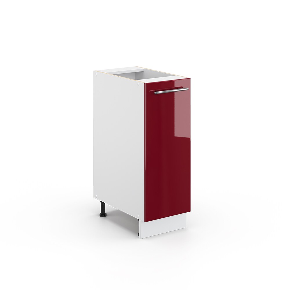 Vicco Apothekerunterschrank 30 cm Bordeaux Hochglanz Küchenschrank Apothekerschrank Küchenzeile Fame-Line