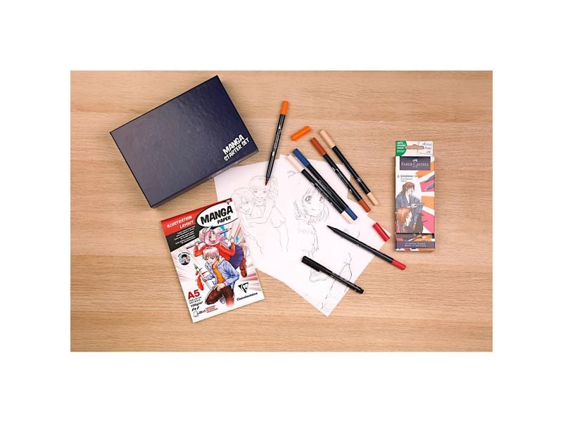Clairefontaine Starterset Manga Manga-Kunstset in Zusammenarbeit mit Tombow