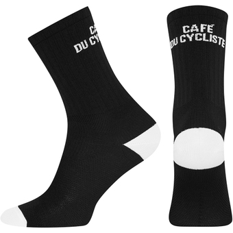 Café du Cycliste Solid Socken Black