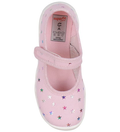 Superfit Hausschuhe - Bubble - Rosa m. Sternen