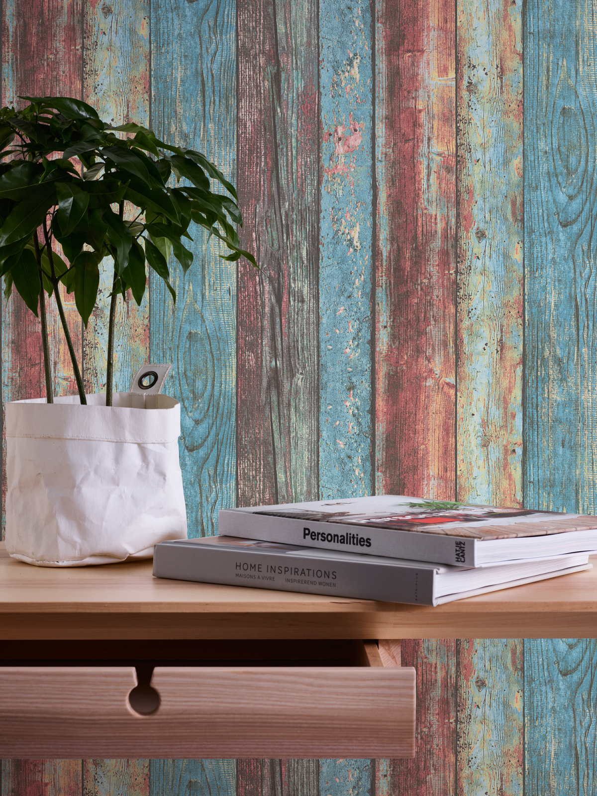 Vliestapete BEST OF WOOD´N STONE 2ND EDITION - blau - 10 Meter