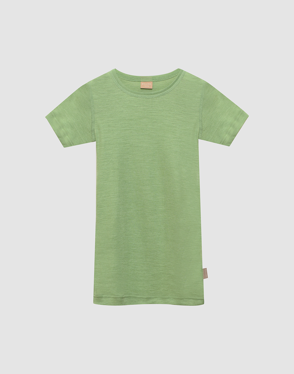 T-shirt van merinowol/zijde voor kinderen